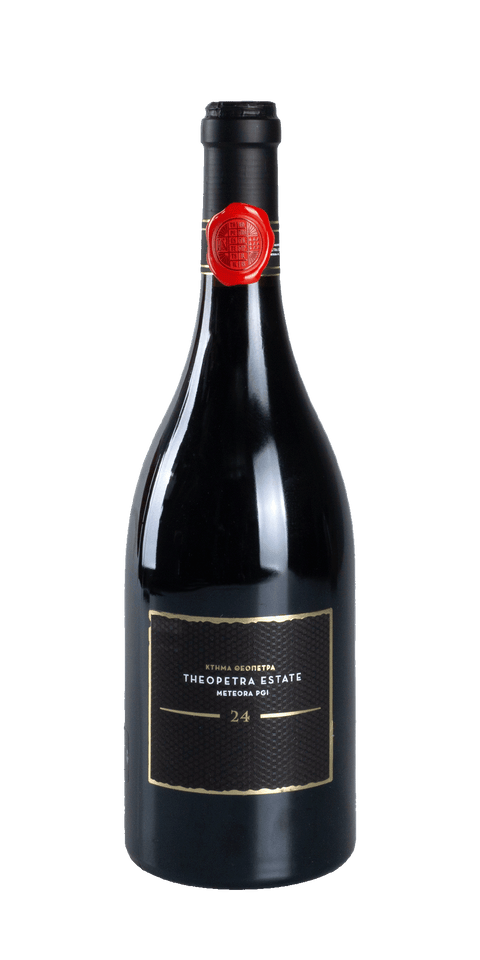 src:https://www.mygreekwine.de/media/18/b7/bd/1734452658/24-rotwein-theopetra estate-meteora-etikett-vorne.png