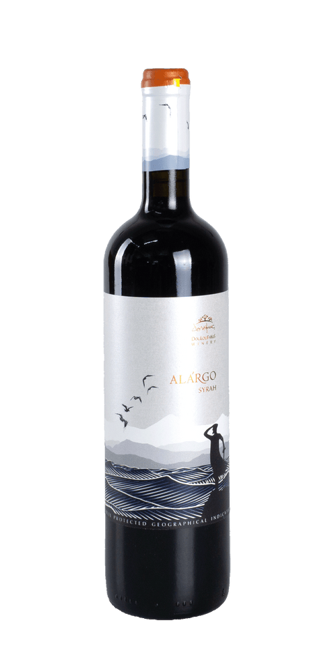 src:https://www.mygreekwine.de/media/bf/98/58/1716994751/alargo-syrah-kreta-douloufakis-etikett-vorne.png
