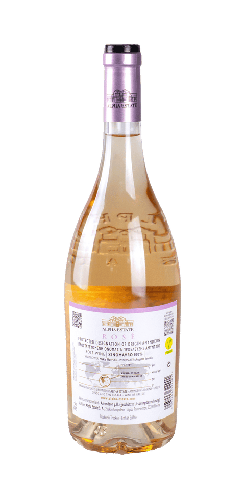 src:https://www.mygreekwine.de/media/c8/50/2f/1749127498/alpa estate-rosé-amyndeon-griechenland-etikett-hinten.png
