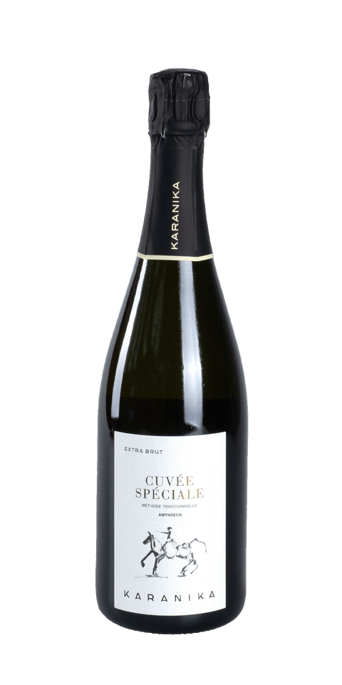 src:https://www.mygreekwine.de/media/59/7f/9c/1713372268/cuvée special-extra brut-assyrtiko-xinomavro-karanika-etikett-vorne.png