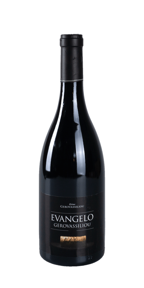 src:https://www.mygreekwine.de/media/8f/4c/5d/1693947171/evangelos-syrah-gerovassiliou-etikett-vorne.png