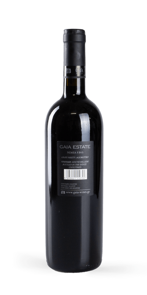 src:https://www.mygreekwine.de/media/c3/9b/ee/1631215561/gaia-estate-2015-etikett-hinten.png
