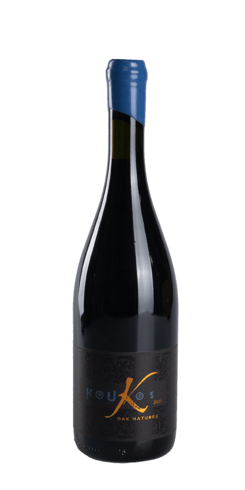 src:https://www.mygreekwine.de/media/08/58/10/1670446960/koukos-rotwein-oak-matured-bio-etikett-vorne.png