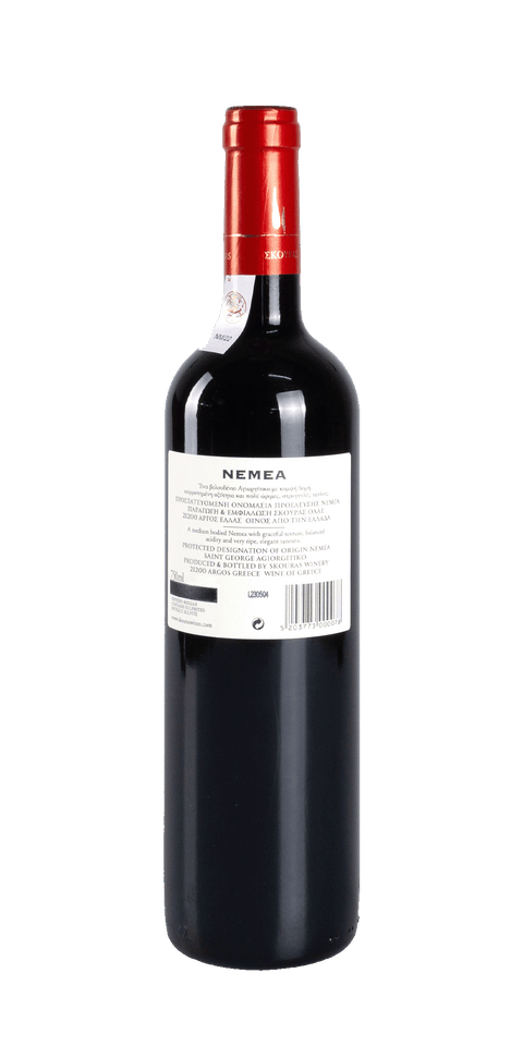 src:https://www.mygreekwine.de/media/61/2e/9e/1699310055/nemea-agiorgitiko-domaine skouras-etikett-hinten.png