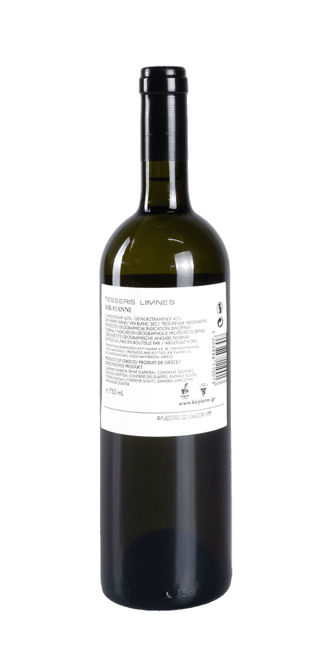 src:https://www.mygreekwine.de/media/4f/fc/af/1710848860/tesseris limnes-chardonnay-gewürztraminer-kir yiannis-etikett-hinten.png
