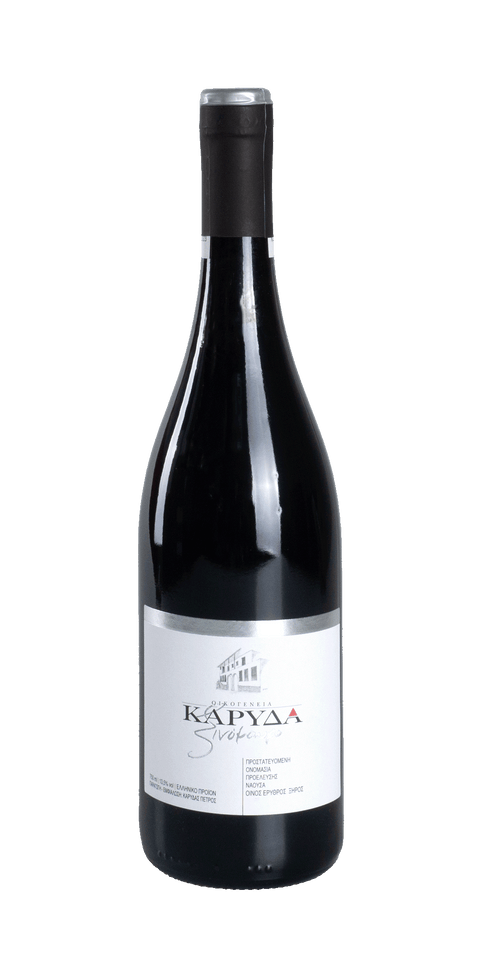 src:https://www.mygreekwine.de/media/b7/5b/04/1733945824/xinomavro-domaine karydas-naoussa-rotwein-etikett-vorne.png