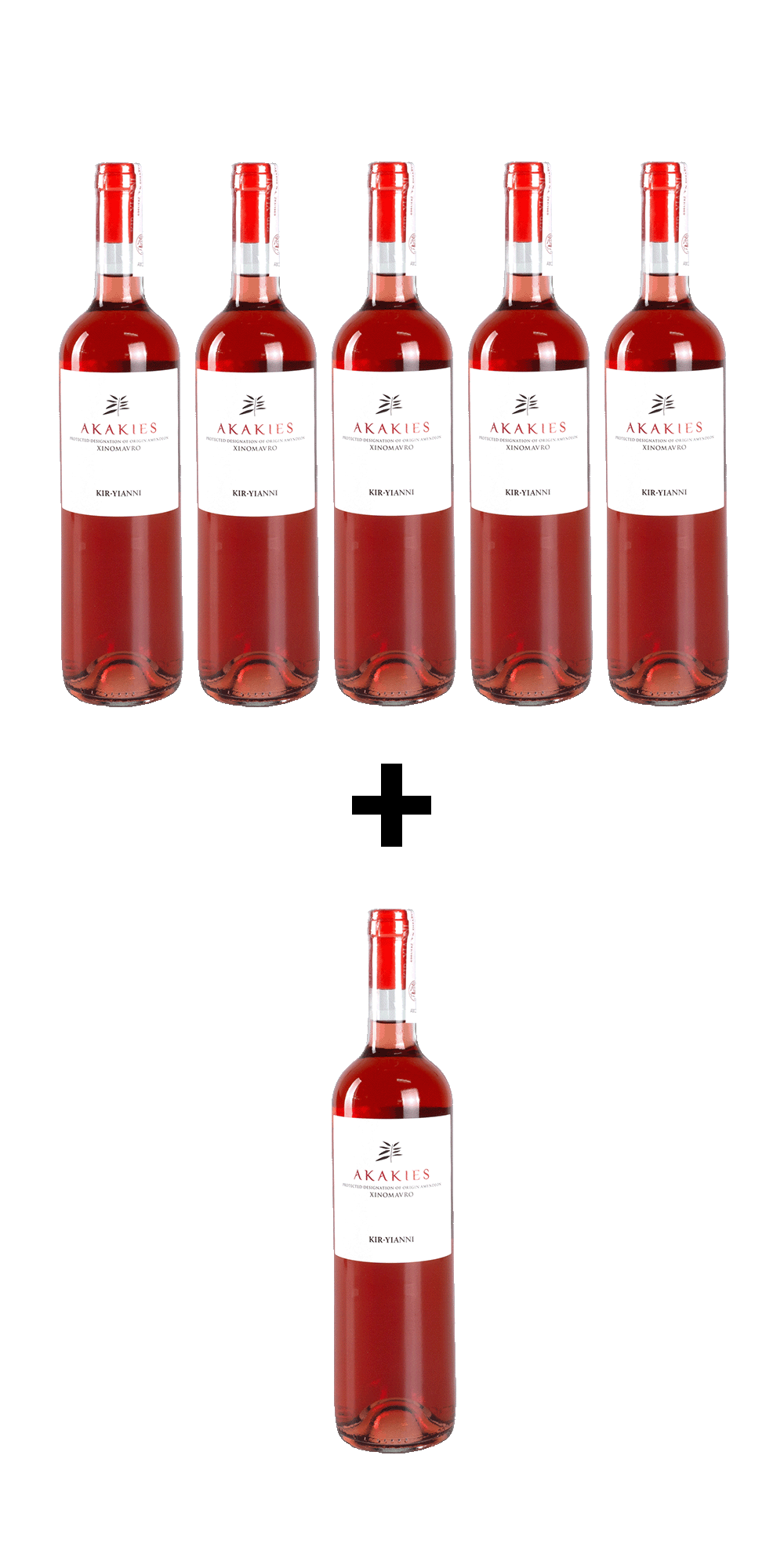 5+1 Gratis Flasche Akakies Rosé 2024 - Kir-Yianni