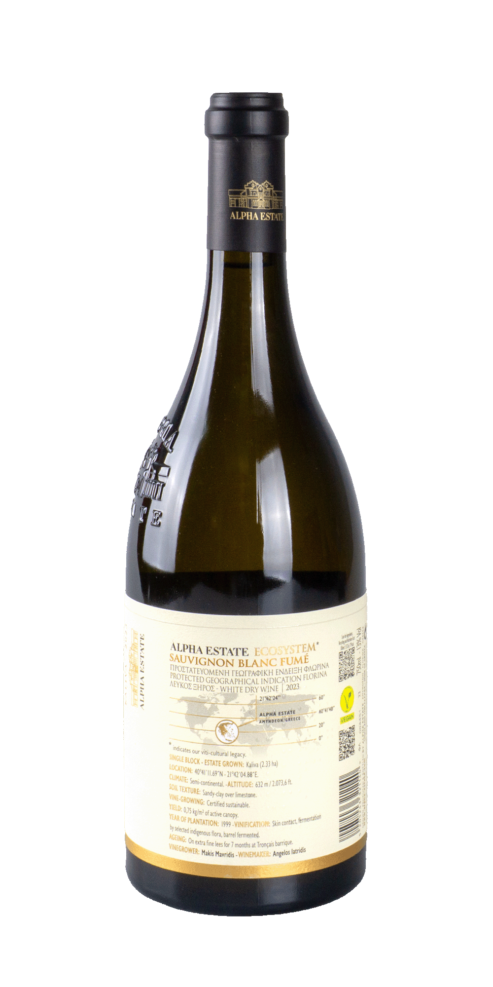 Sauvignon Blanc Fume Single Block “Kaliva” 2023 - Alpha Estate