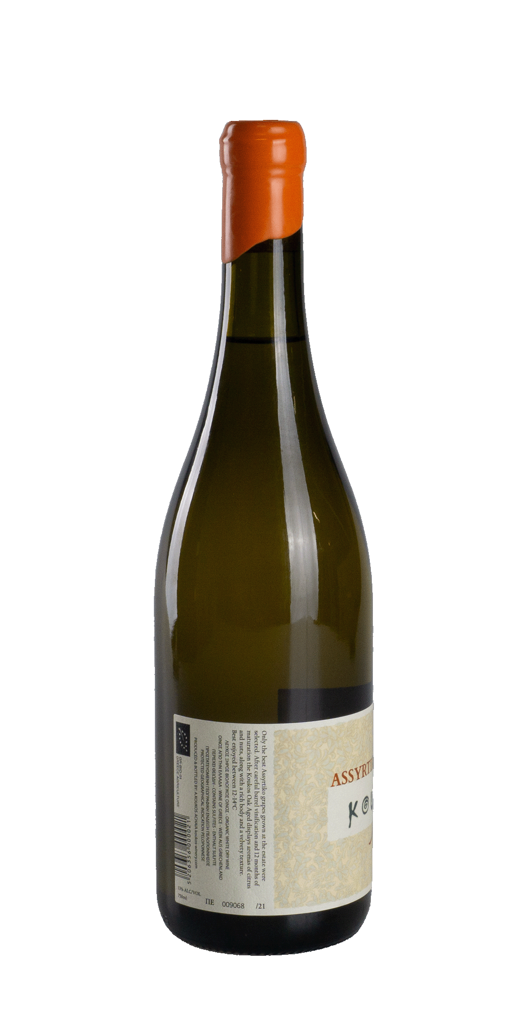 Assyrtiko Oak Aged BIO 2021 - Koukos Winery