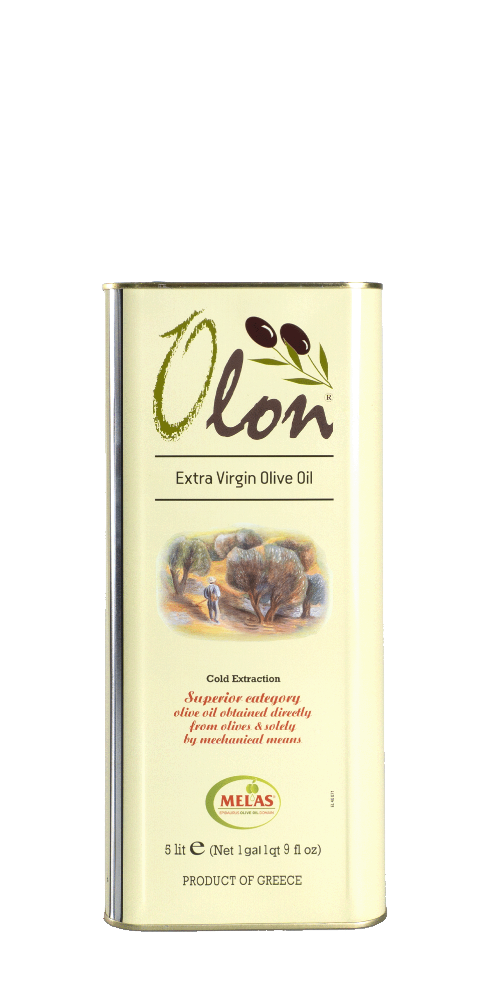 Melas Natives Olivenöl Extra Olon 5 l 
