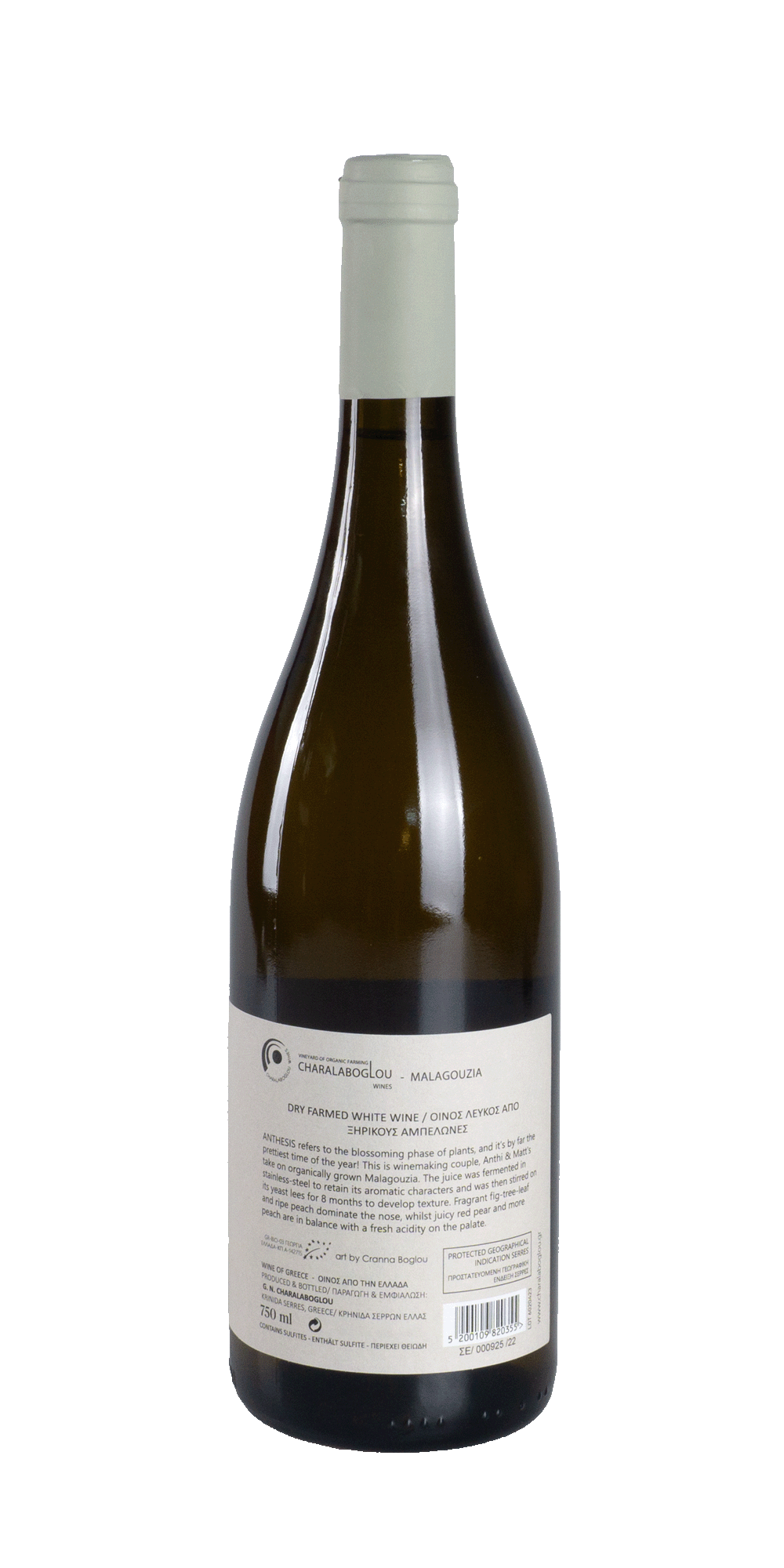 Malagousia in Anthesis BIO 2023 - Charalaboglou Wines