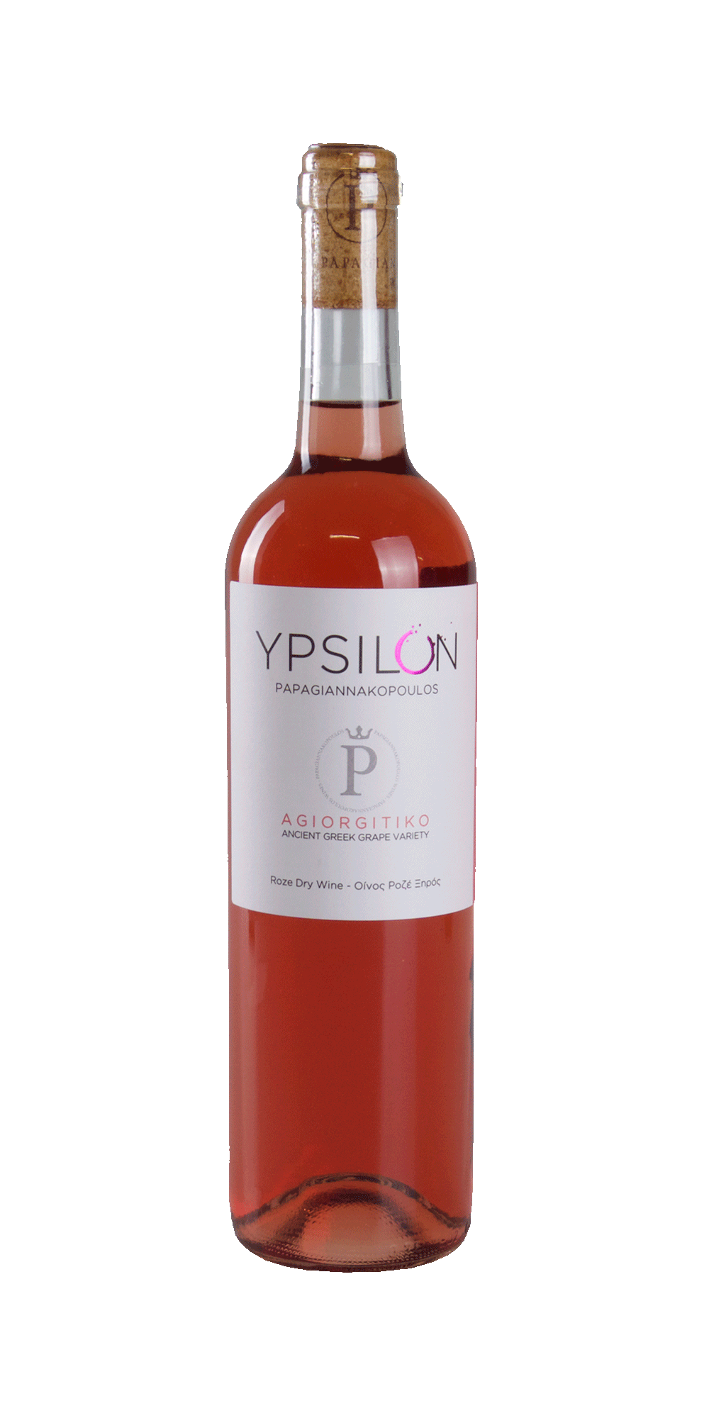 Ypsilon Agiorgitiko Rose 2020 - Papagiannakopoulos Winery